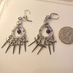 Dagger earrings
